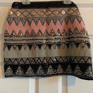 Sequin skirt